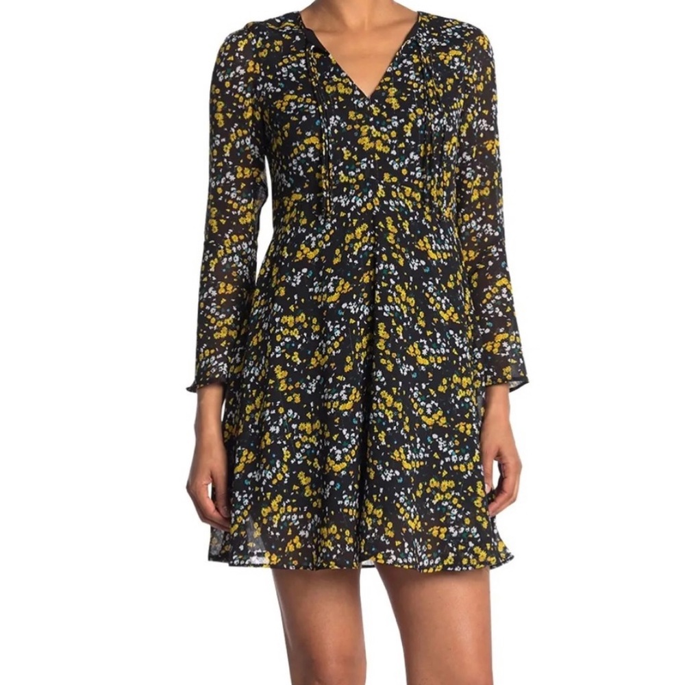 Sam Edelman Bell Sleeve A Line Dress sz 2 NWT
